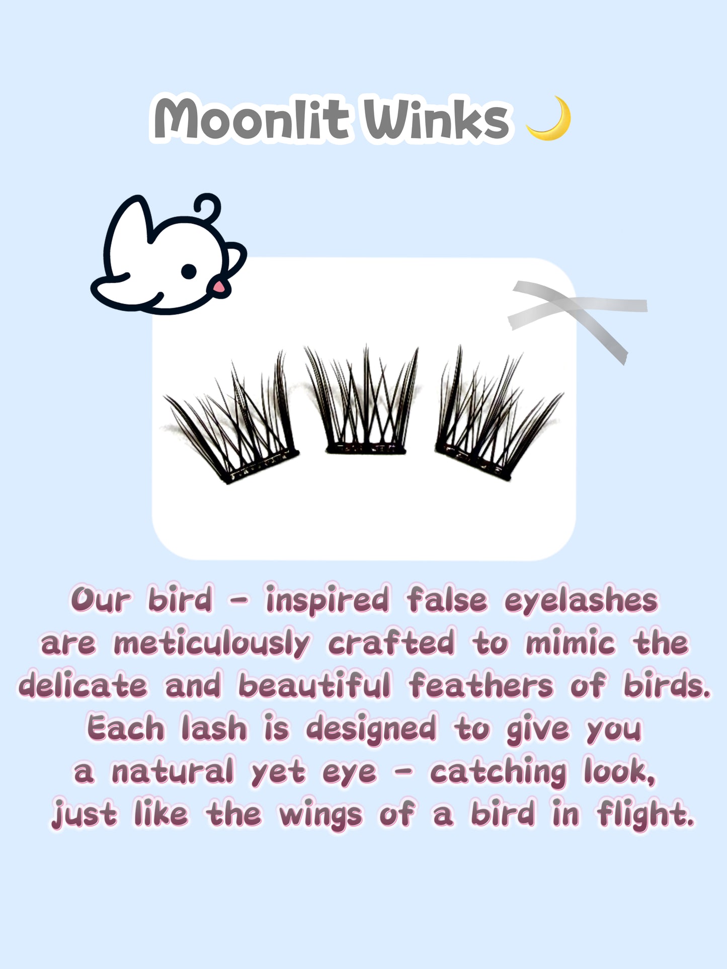 "Fly High" Birdie Lashes