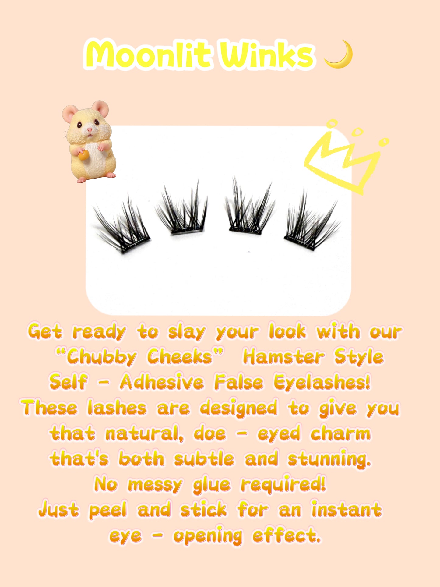 "Chubby Cheeks" Hamster Lashes